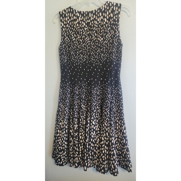 Eliza J. Black and White Sleeveless Polka Dot Swing Dress Size 4 Dancing Party - Picture 10 of 11